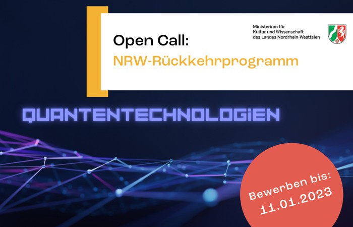 Open Call: NRW-Rückkehrprogramm